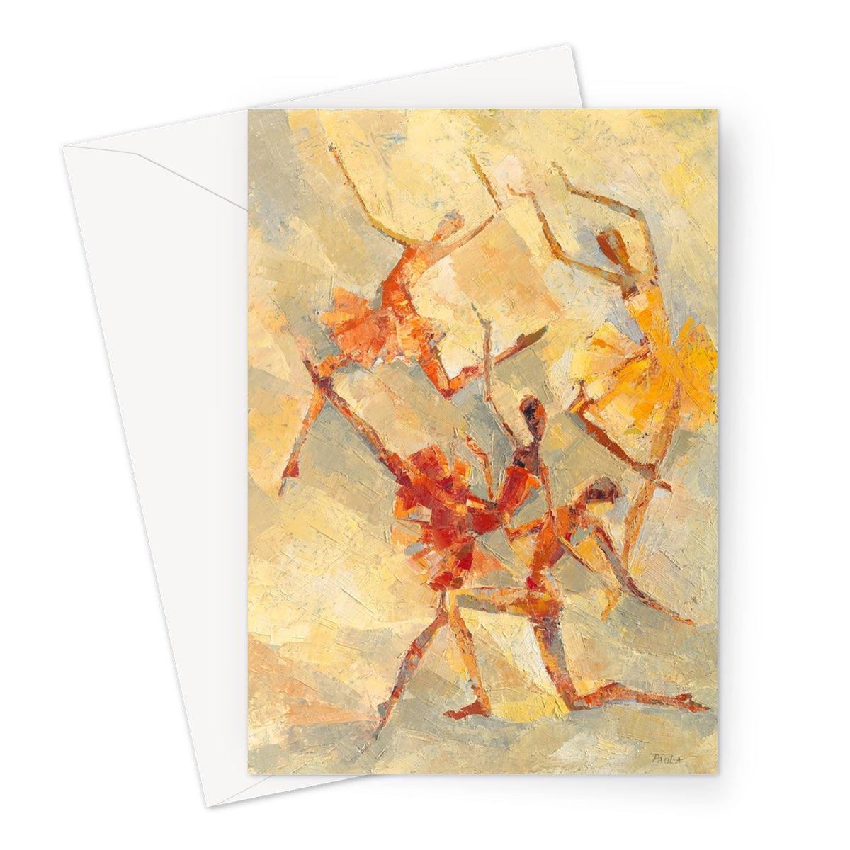 Dancers Greeting Card - Lantern Space