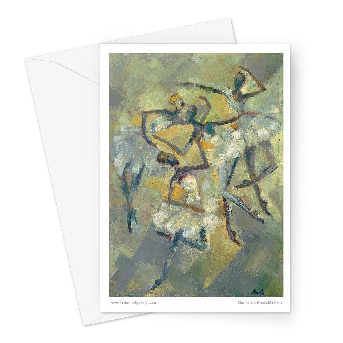 Dancers I, Ballet, Artist Greeting Card - Lantern Space