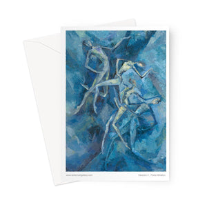 Dancers V, Ballet, Artist Greeting Card - Lantern Space