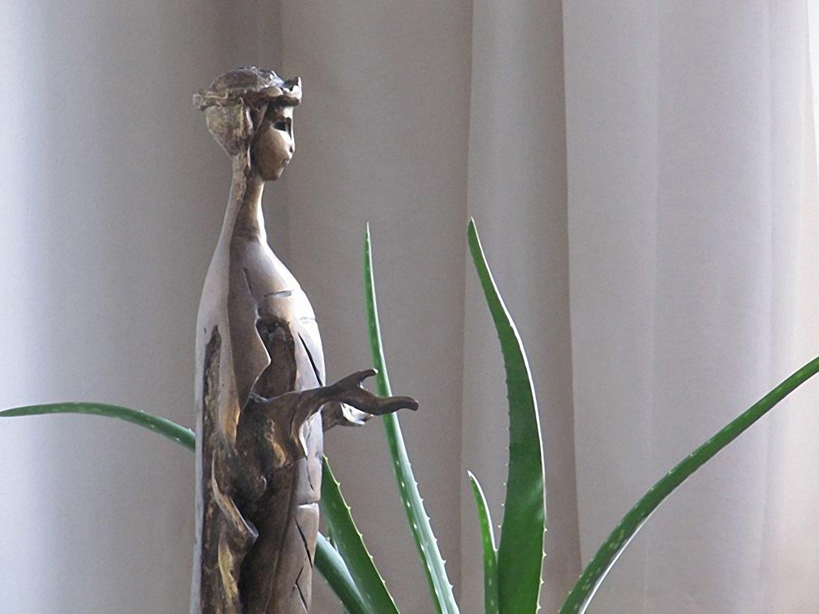 Desislava, Bronze Sculpture by Ivan Minekov - Lantern Space