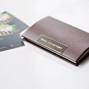 Engraved Business Card / Credit Card Holder - Lantern Space