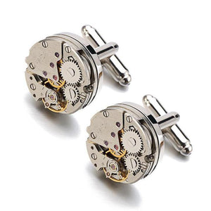 Engraved Gear Movement Cufflinks - Lantern Space