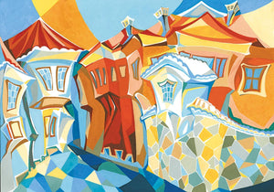 Magic Town, Plovdiv. Art Print by Paola Minekov - Lantern Space