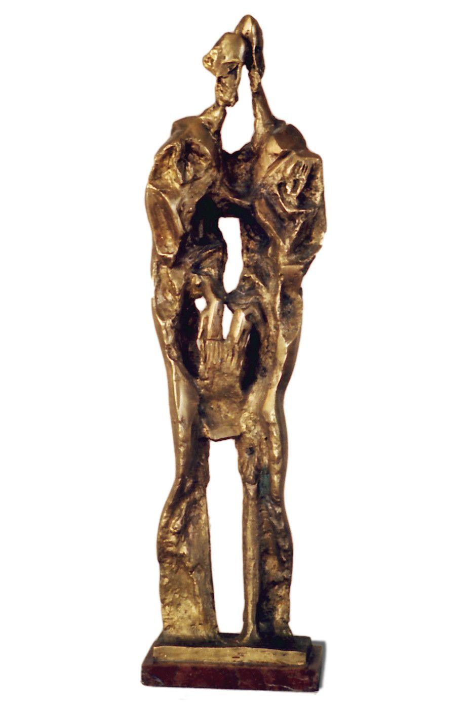 Saints Cyril and Methodius, Bronze Sculpture by Ivan Minekov - Lantern Space