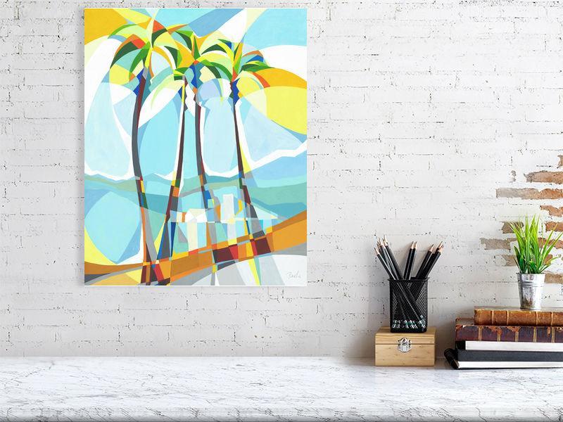 Summer in Mountain View, Art Print by Paola Minekov - Lantern Space